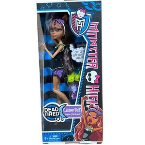 Monster High Dead Tired Clawdeen Wolf 2012 NEW!